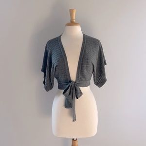 Y2K | FRONT TIE CARDIGAN